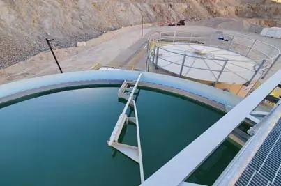 circular thickener for mining operation