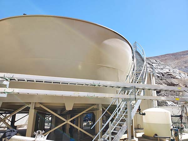 clarifier thickener for mine contact water treatment
