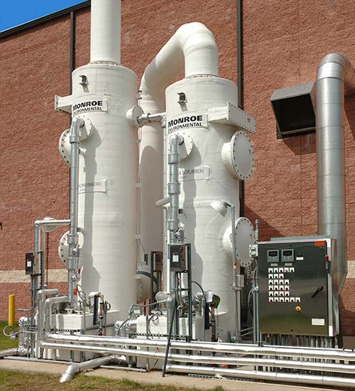 venturi scrubber with cyclone