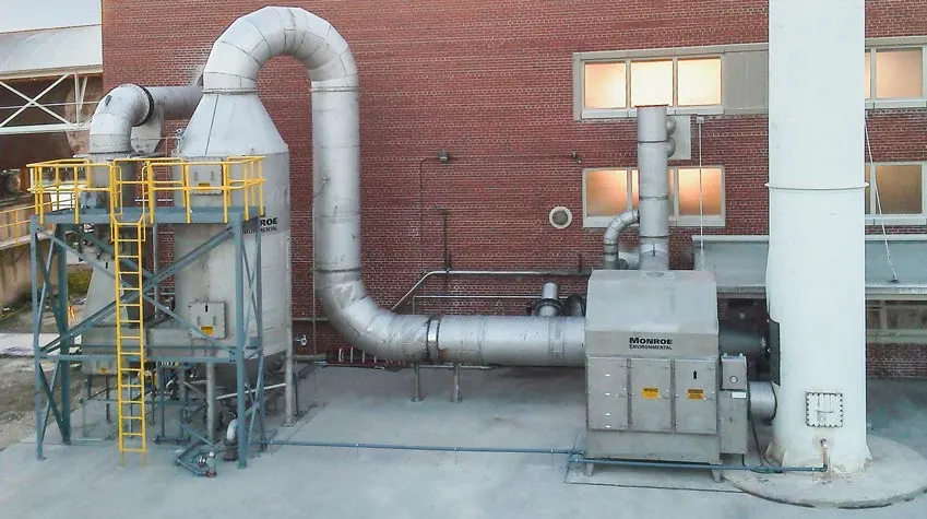 venturi scrubber with mist collector
