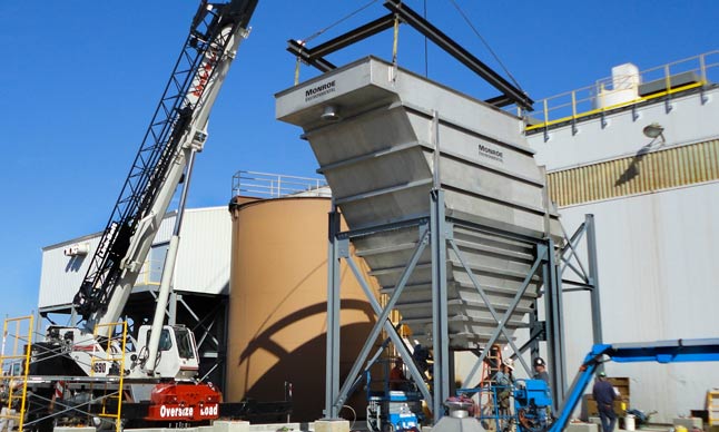 Installation of Vertical Clarifier