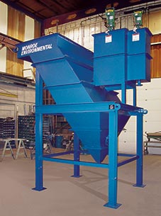 Monroe vertical inclined plate lamella type clarifier