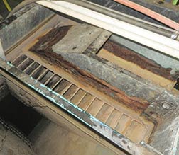 Condition of Vertical Clarifier before rebuild Condition of Vertical Clarifier before rebuild