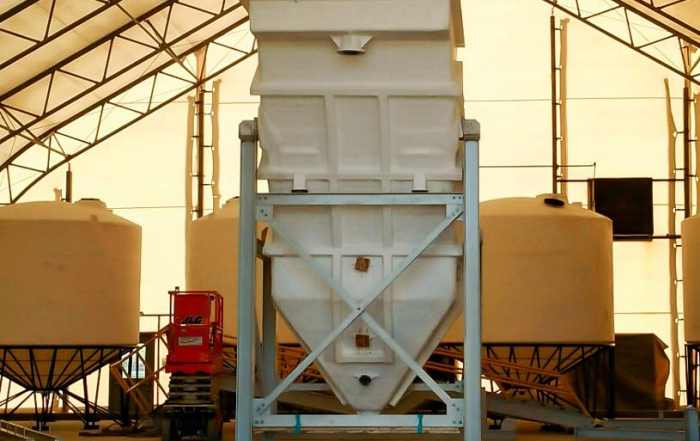 Vertical Plate Clarifier for mercury and acid fines removal