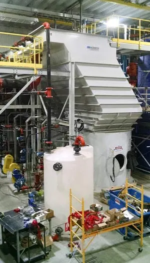 Lamella Clarifier for wastewater at a diamond mine