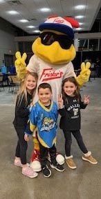 Monroe Environmental employees enjoy a Walleye game