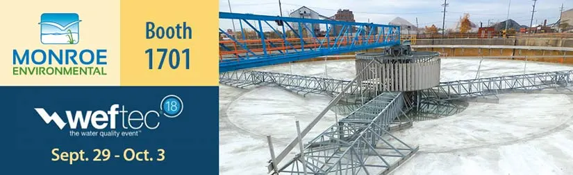 weftec-2018-banner_825x253 Monroe Environmental is in booth 1701 at Weftec 2018