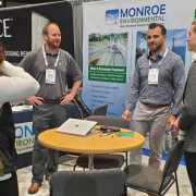 Monroe Environmental's booth at Weftec 2023