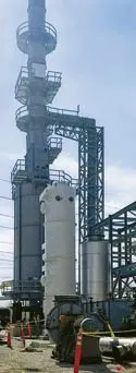 Wet Scrubber with Quench Tower to remove SO2 from combustion exhaust